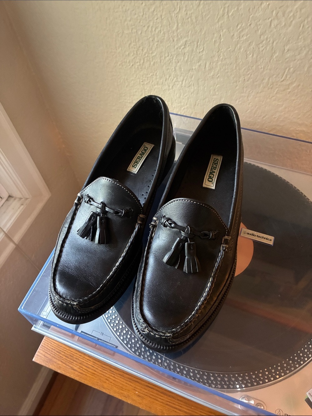 Black SEBAGO Tassel Loafers, Size 9 Women’s